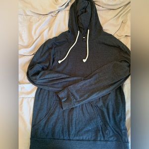 basic dark grey hoodie